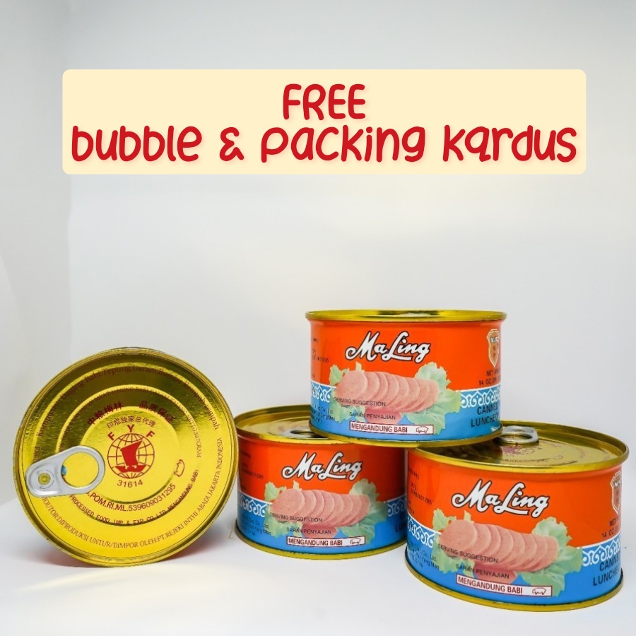 

Maling Kaleng FYF 397gr/Canned Pork Luncheon Meat Ham 397gr