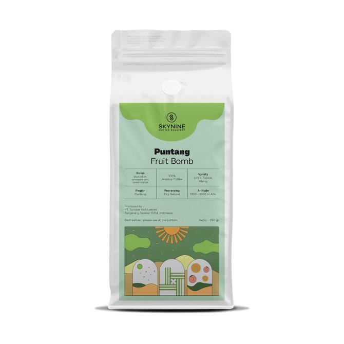 

KOPI ARABIKA - FRUIT BOMB PUNTANG - ROASTED BEANS 250gr