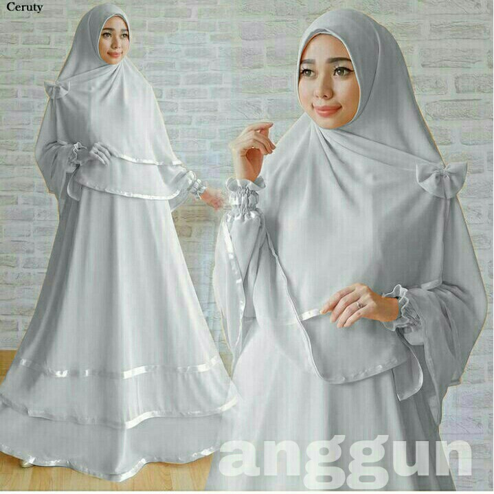 XC - ANGGUN SYAR'I / Gamis Kekinian /Gamis Lebaran / Modis Modern / BEST SELLER - G