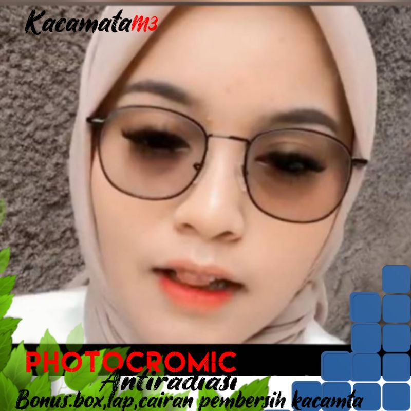 kacamata lensa photocromic antiradiasi boleh pilih yang blueray bisa normal minus plus cilinder tergantung permintaan sampai minus 5cyl 2 harga masih sama tulis saja pesanan kaka di catatan saat order free box lap cairan pembersih