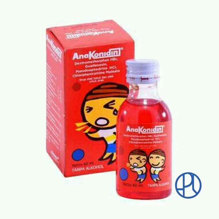 ANAKONIDIN ANAK RASA CHERRY SIRUP 60 ML ANAK KONIDIN OBAT BATUK PILEK ANAK BAYI