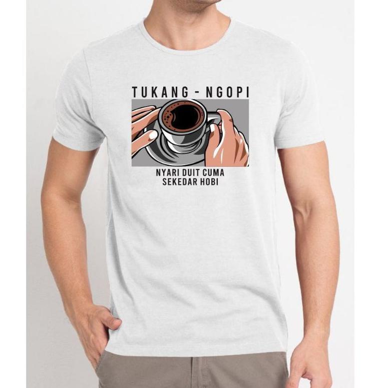 [CF.01Jl22g] KAOS TUKANG NGOPI CANGKIR/KAOS TUKANG NGOPI GAMBAR/KAOS TUKANG NGOPI