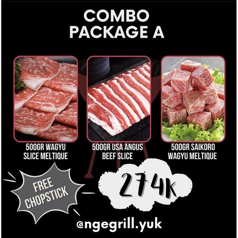 

PAKET BEEF COMBO | BEEF SLICE PAKET | PAKET GRILL