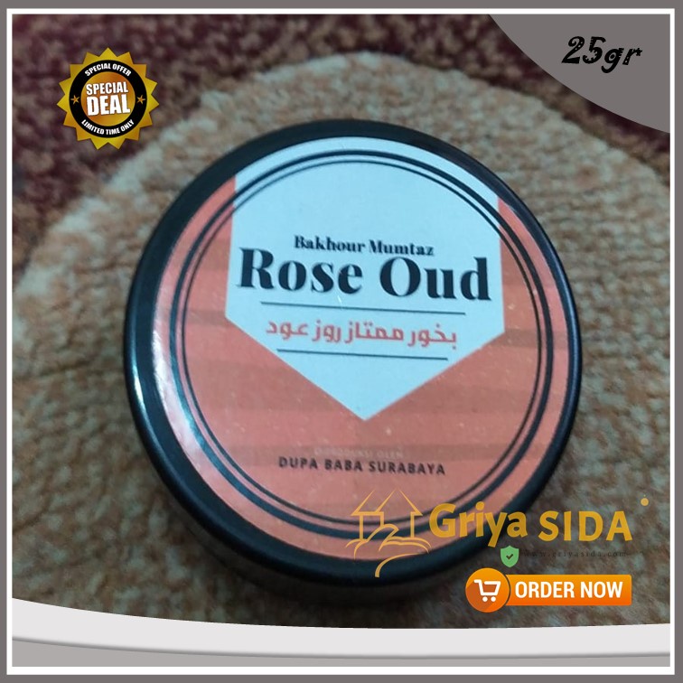 Dupa bukhur rose oud 25gr premium buhur baba gahru Dupa Bakour Arab Pengahrum Ruangan PROMO