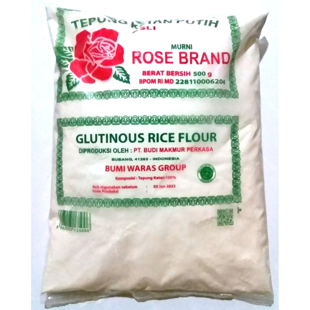 

Rose Brand Tepung Ketan Putih 500 Gram