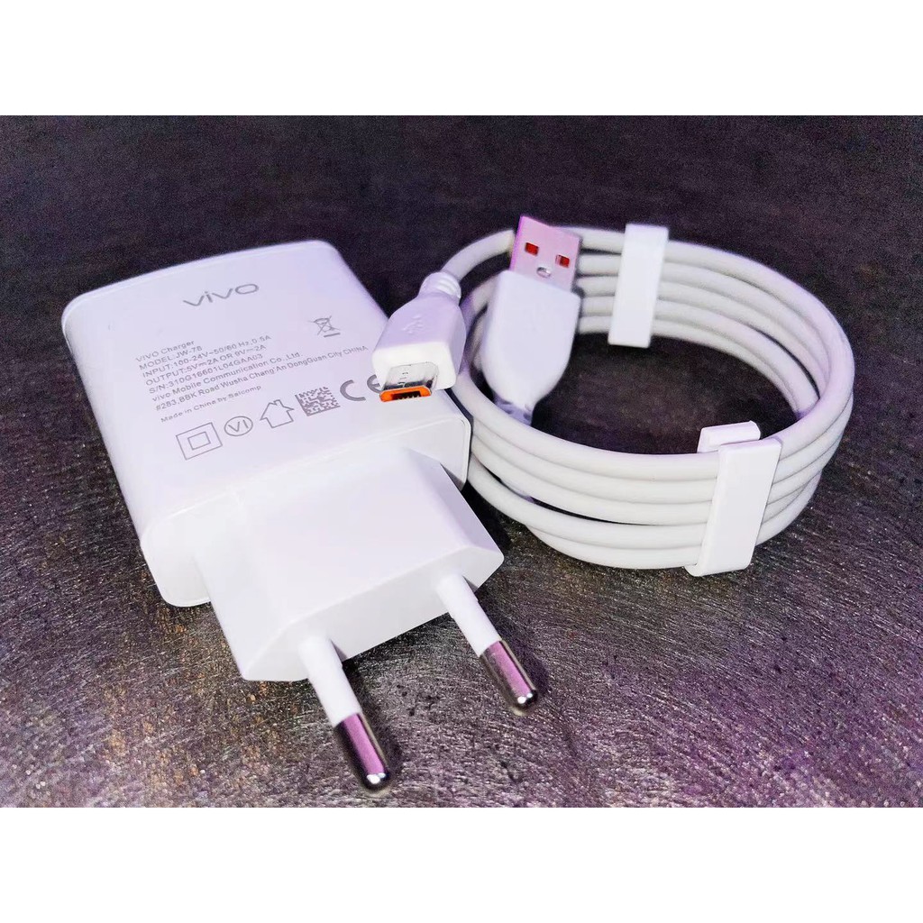 【3079】[GROSIR/COD]Charger ORI Vivo Micro usb Fast Charging Cas/Casan/Travel Charger