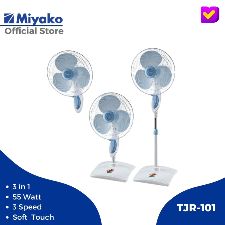 Miyako Kipas Angin 16in 3in1 Remote TJR 101