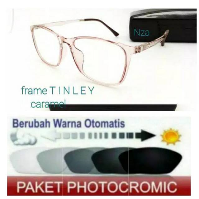 Frame Kacamata Tinley Anti Radiasi, Kaca mata Photocromic, Kacamata Minus, Kaca mata Plus Terbaru