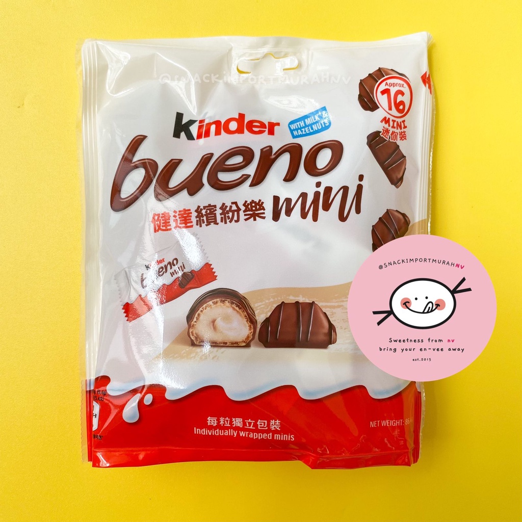 Jual Kinder Bueno Minis Isi 16pcs | Shopee Indonesia