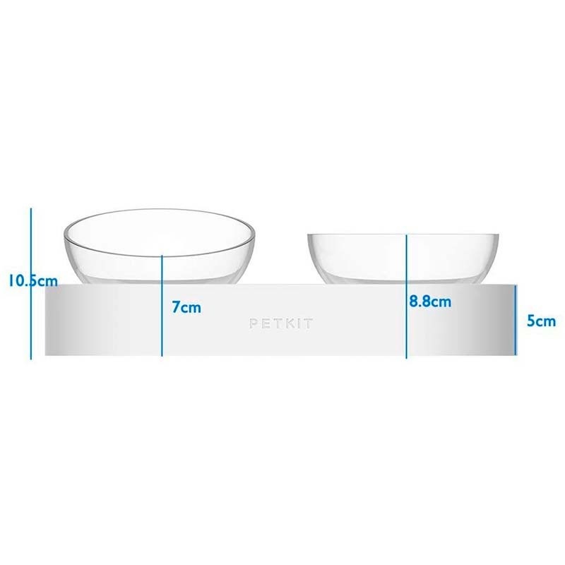 PETKIT Fresh Nano Feeding Double Bowl Set - Tempat Makan Minum Hewan