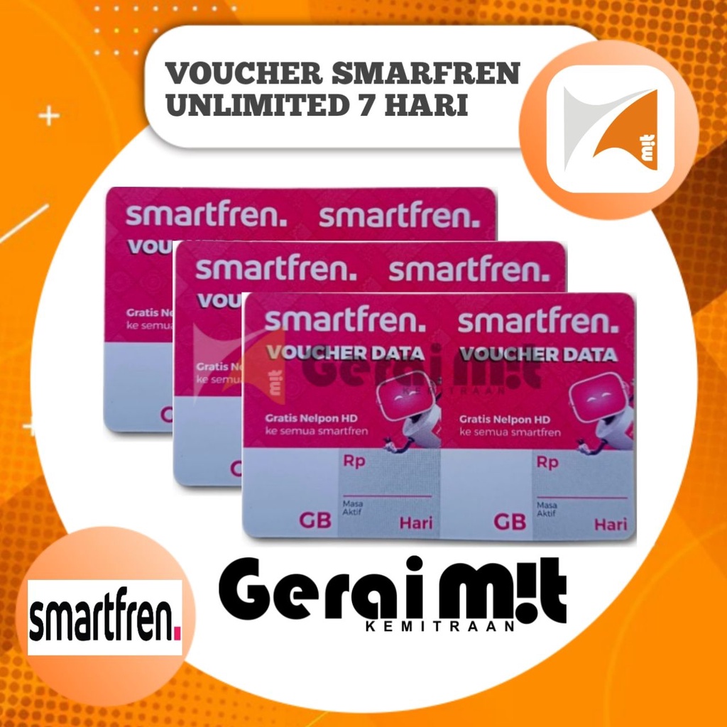Voucher Kuota Smartfren Unlimited 7Hari