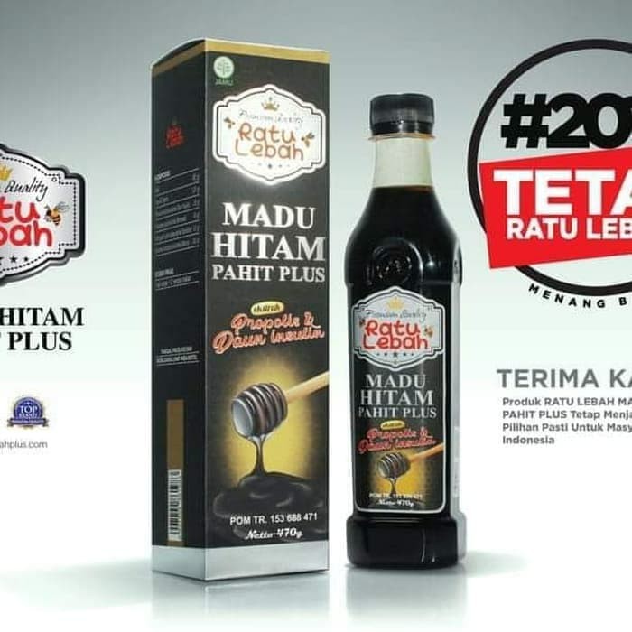 

Madu Hitam Pahit Ratu Lebah Plus Propolis