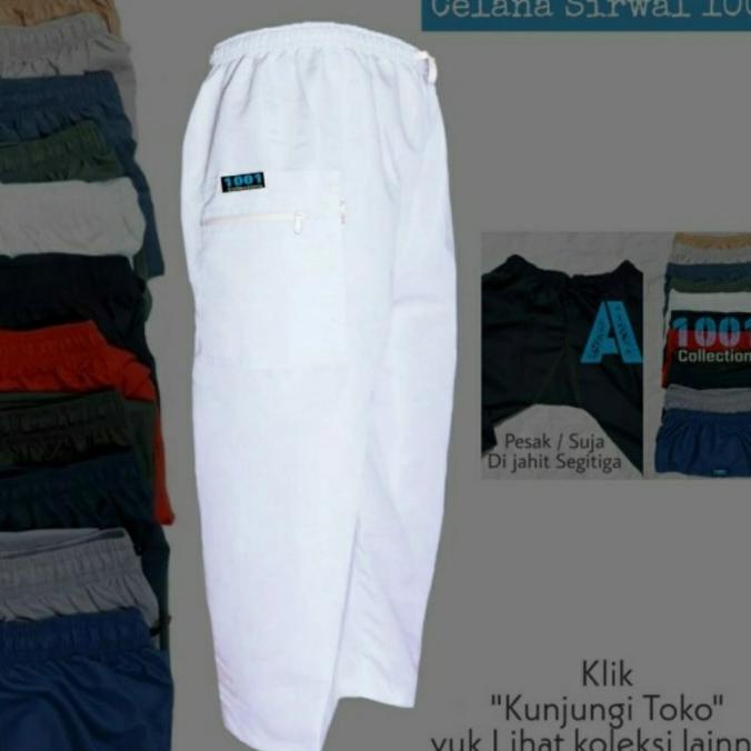 Premium Product Celana Ihrom Pria Putih Polos Panjang Manasik Haji Umroh / Sirwal Pangsi / CELANA IH