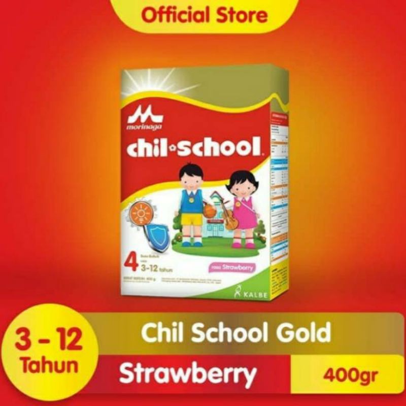 

CHIL SCHOOL GOLD STRAWBERRY SUSU PERTUMBUHAN 400GR