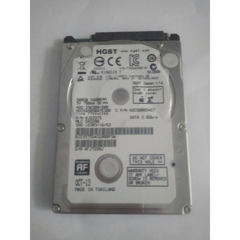 Hardisk Internal Laptop 500 GB