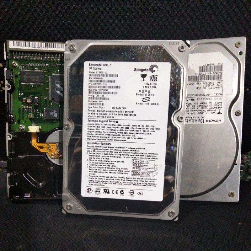 hardisk soket IDE ata 40gb-80gb allmerk
