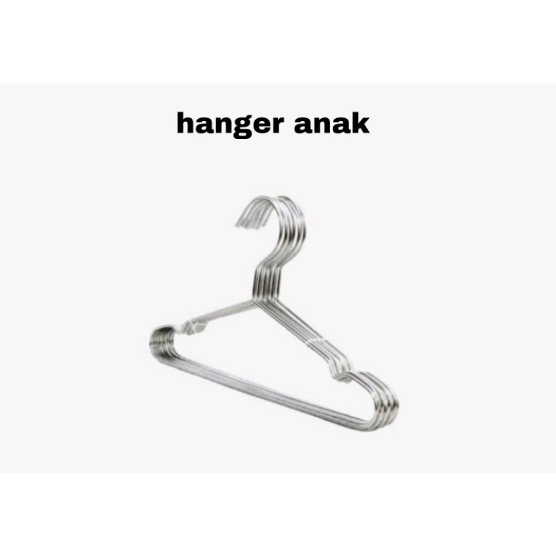HANGER KECIL/HANGER KAWAT KECIL/HANGER ANAK/HANGER KAWAT ANAK