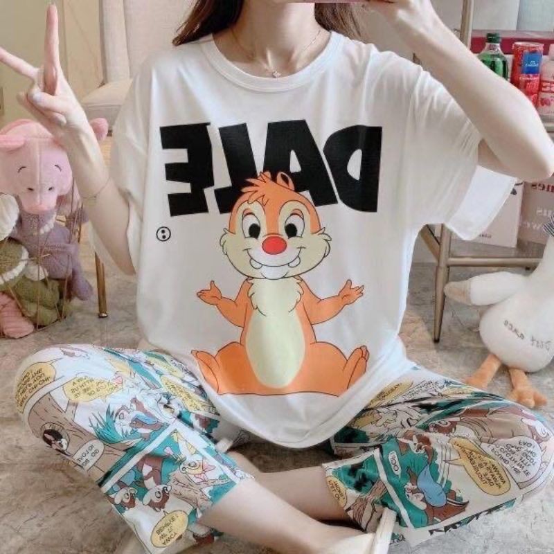 Baju tidur Cp piyama bahan spandek halus adem import