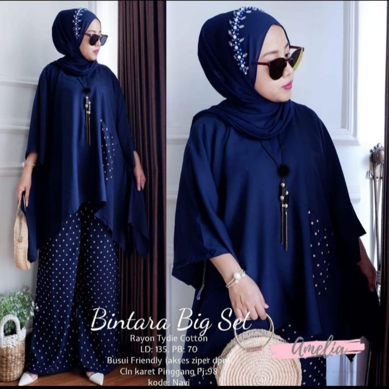 NADIN  BLOUSE TIEDY JUMBO