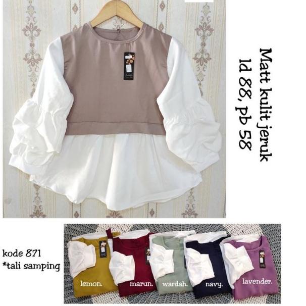 Stok terbatas.. Atasan Anak Perempuan Usia 3-12 tahun || Blouse anak kekinian || Baju Anak Perempuan