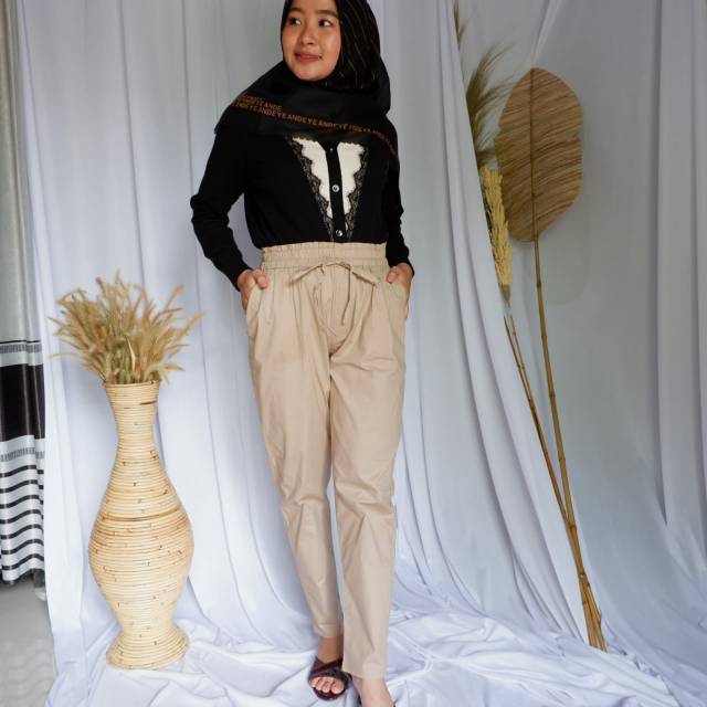 CELANA BASIC PANTS JUMBO KATUN STRETCH PREMIUM