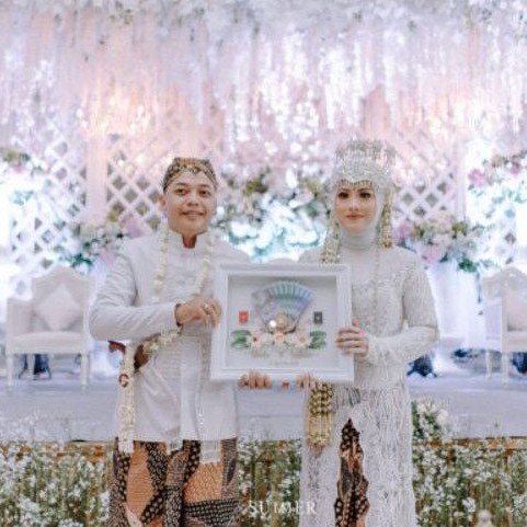 Mahar on frame / frame mahar rustic / scarpbook mahar/ uang koin kuno