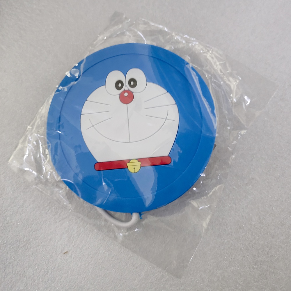 Tatakan Gelas Pemanas Coffee Penghangat Gelas USB Model Doraemon  Warmer Tea Cup