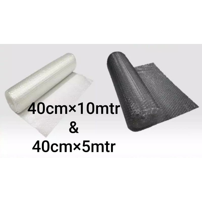 

bubble wrap hitam dan putih ecer 40cm×10meter dan 40cm×5meter murah...