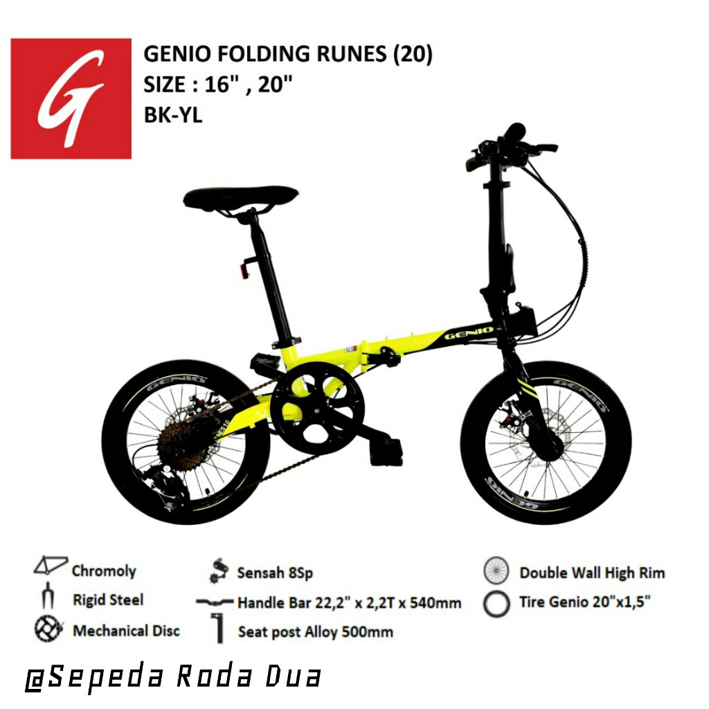 Sepeda Lipat Genio Runes