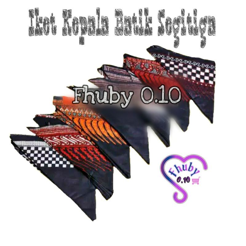 Slayer Batik Segitiga - Iket Kepala Batik Segitiga - Udeng Jawa Murah