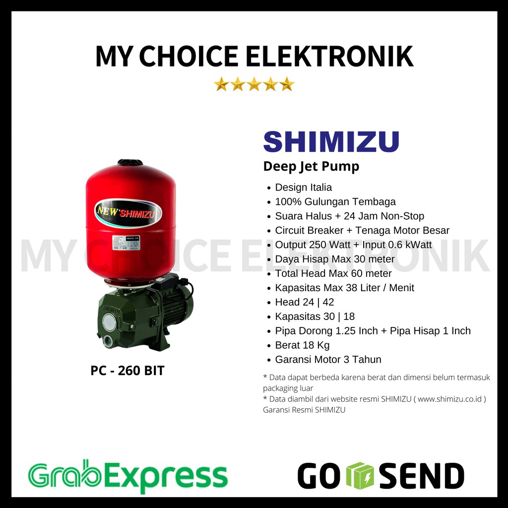 Shimizu Jet Pump PC-260