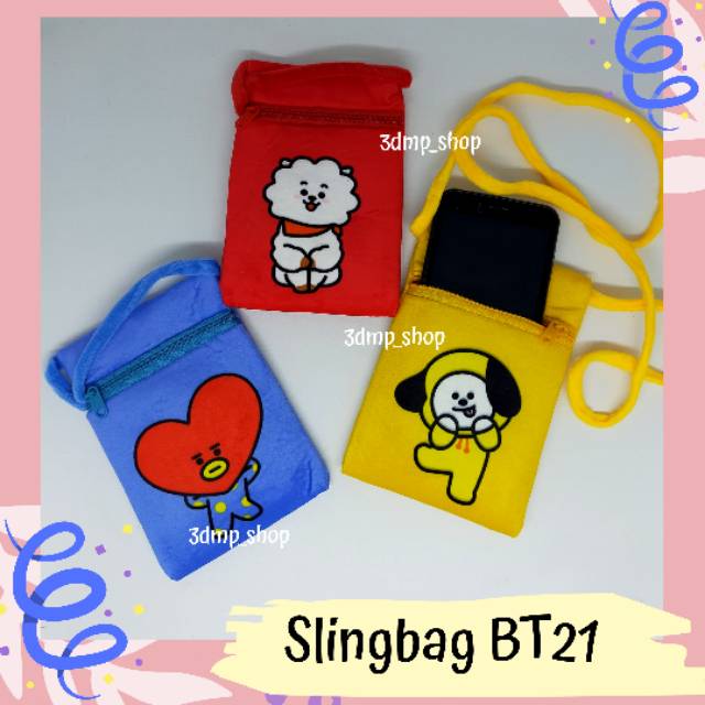 Slingbag Tas Selempang BT21 KPOP cooky koya rj shooky