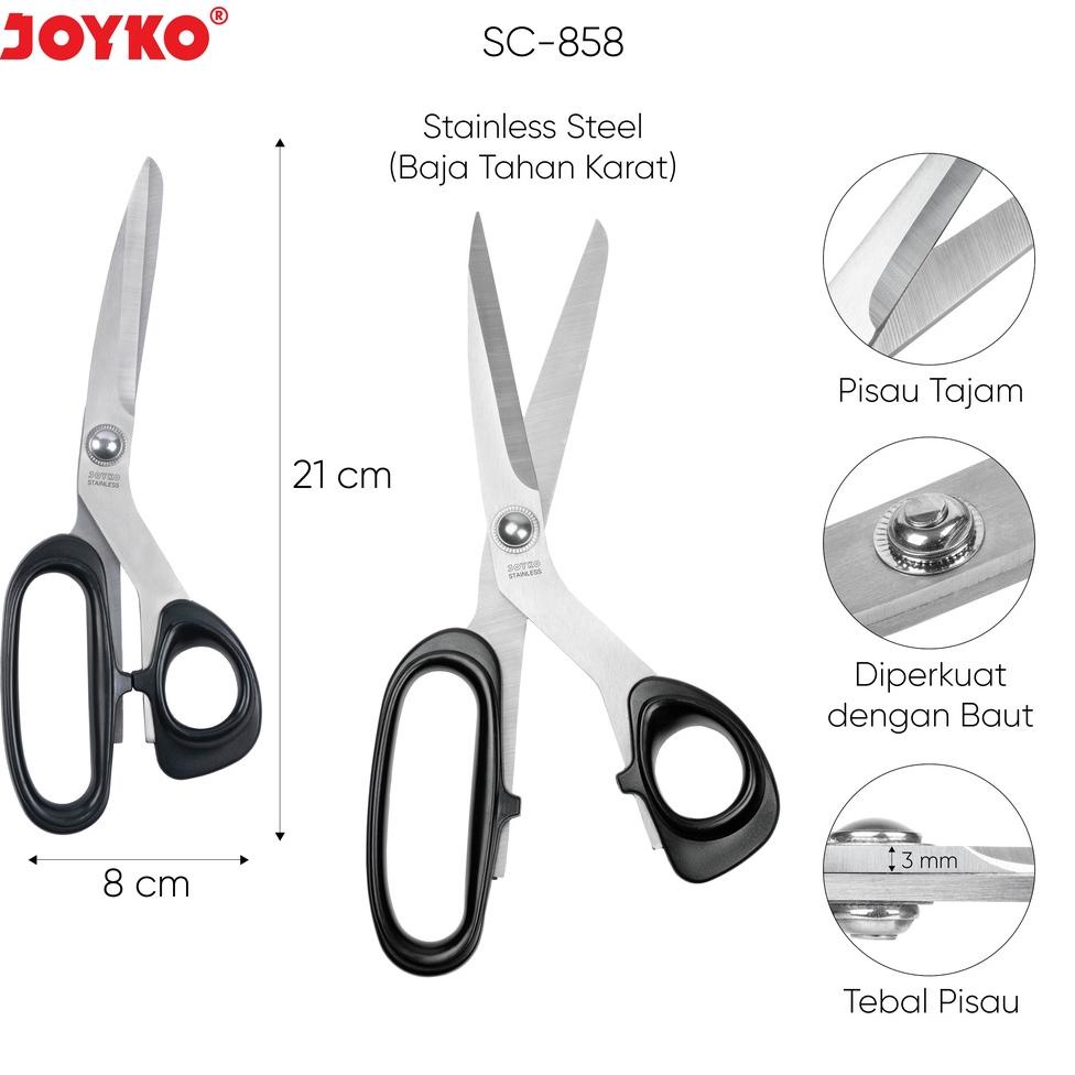 

Terlaku.❈➲ Gunting Scissors Joyko SC-858~868 46