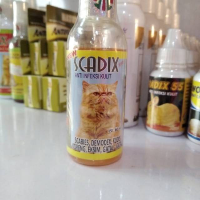 Obat Infeksi Kulit SCADIX 60 ml scadix cat 60 ml obat penyakit kulit Scabies gatal gatal jamur