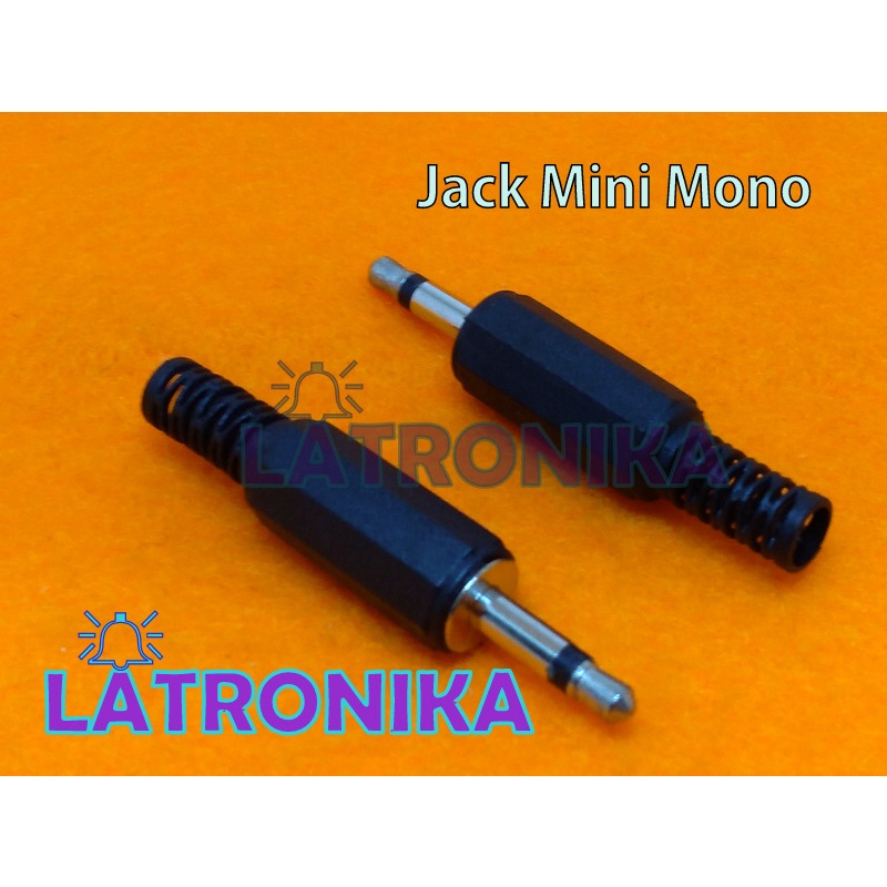 Jack Mini Mono 3.5mm 3.5 mm Plastik Jack Audio Mono Jek Aux 3,5mm