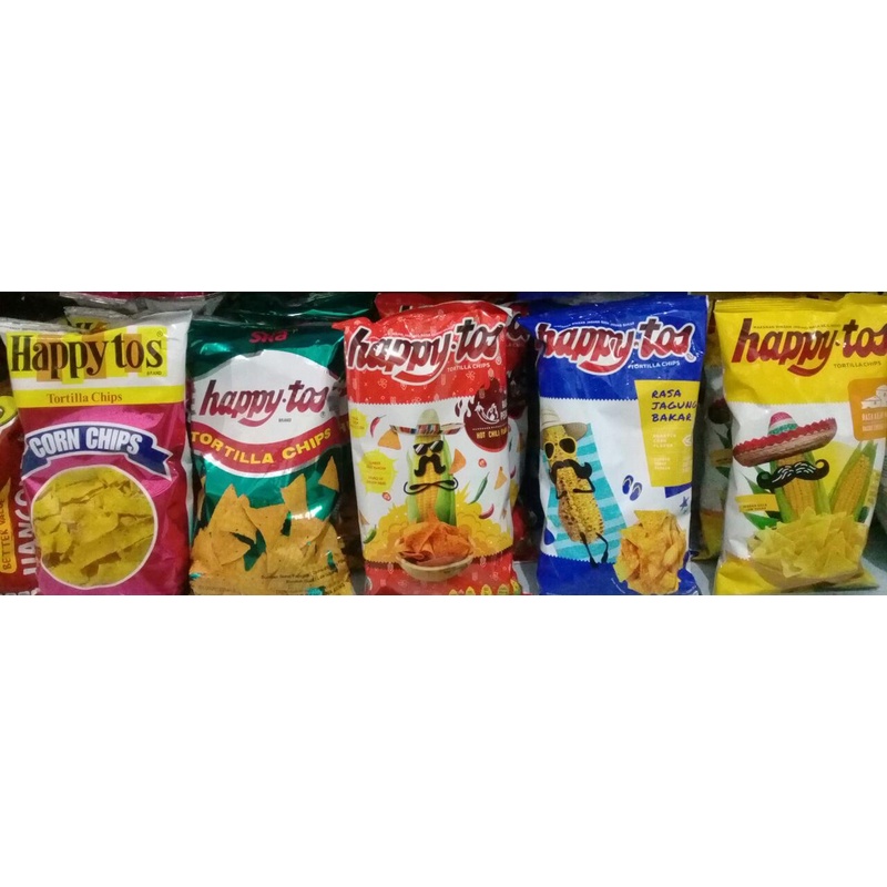 

Happytos 160gr dengan 5varian rasa