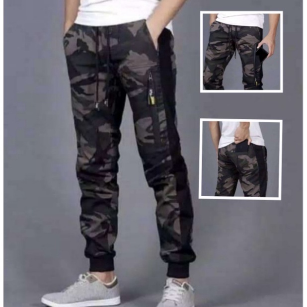 Celana joger army pria murah /celana joger pria jumbo/joger camoplase