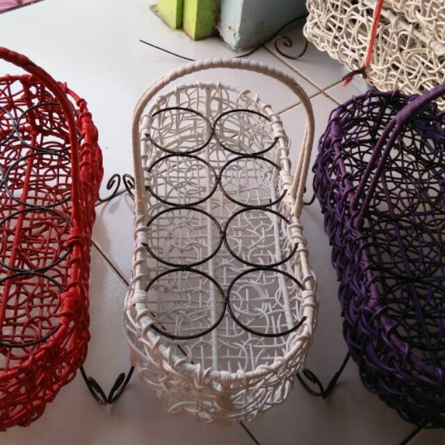 Rak aqua gelas /rak unik /tempat buah