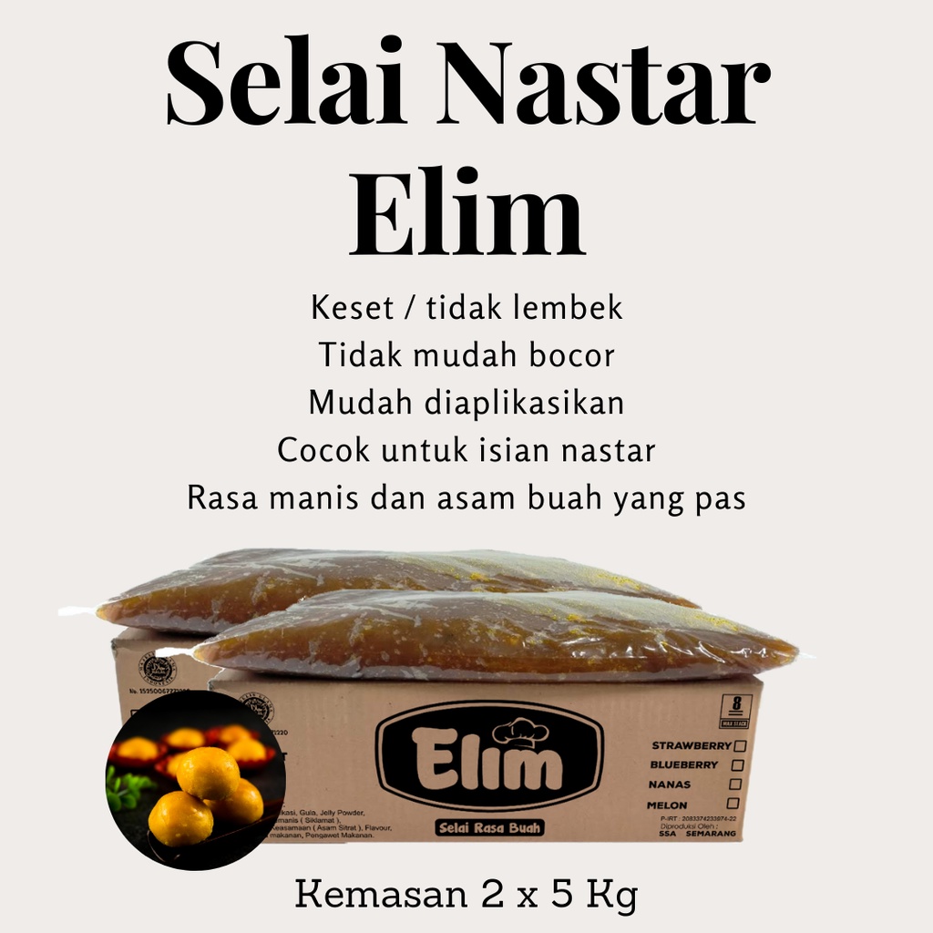 Selai Nastar Elimas / Isian Nastar / Selai Serat Nanas