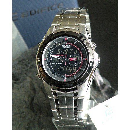 JAM TANGAN PRIA - LAKI - COWOK CASIO EDIFICE EFA-119BK-1A STAINLESS SERIES ORIGINAL KEREN