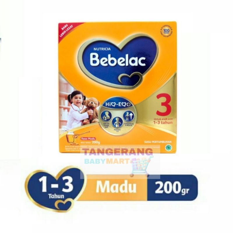 Bebelac 3 Rasa Madu 200g / Susu Formula anak rasa madu 200 gram