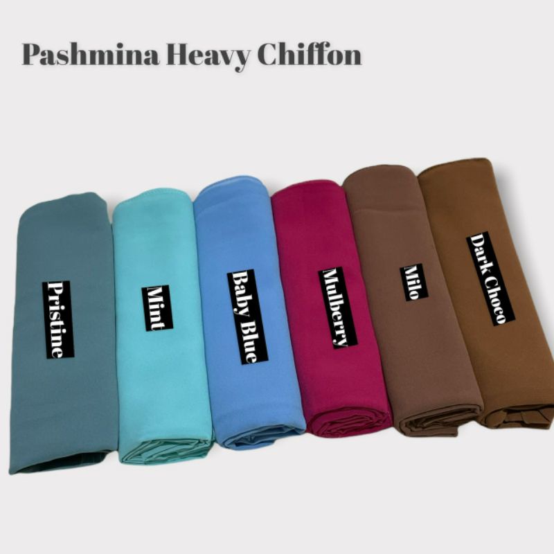 PASHMINA CERUTY BABYDOL / Pashmina  Turkish Heavy Chiffon