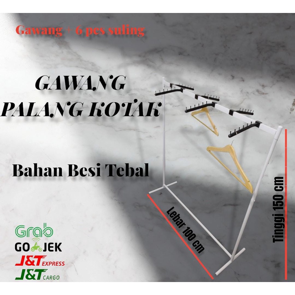 NEW!! GAWANG BAJU PALANG KOTAK 100CM + SULING