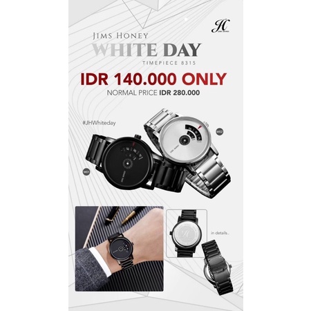 Jims Honey jam tangan pria 8315