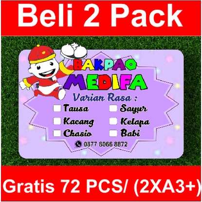 

STIKER LABEL PRODUK "BAKPAO
