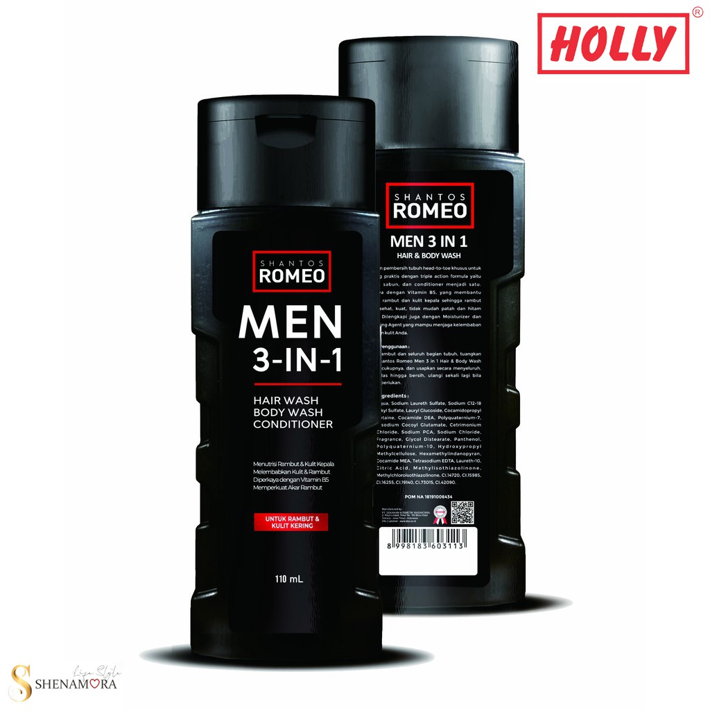 Shantos Romeo Men Body Wash 3 in 1 | 110 ml