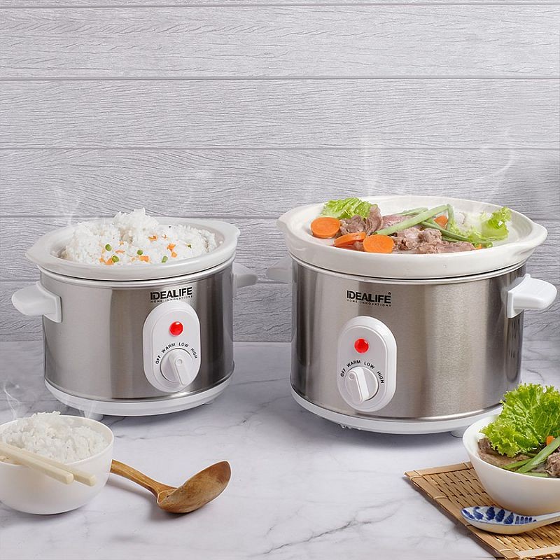 IDEALIFE IL350 Slow Cooker (5.0Litre)  IL-350 5 Liter