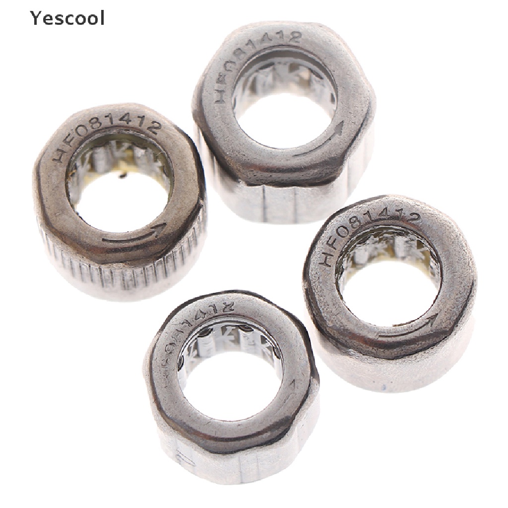 Yescool 2pcs Bearing HF081412 Roller Bearing Bentuk Segi Delapan Satu Arah