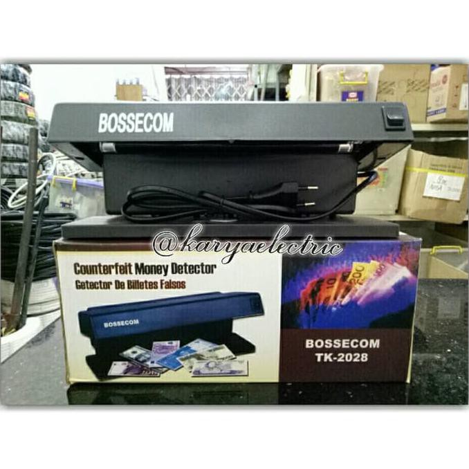 BE5T QUALITY Lampu Detektor Uang Palsu ( Money Detector ) Bossecom TK-2028