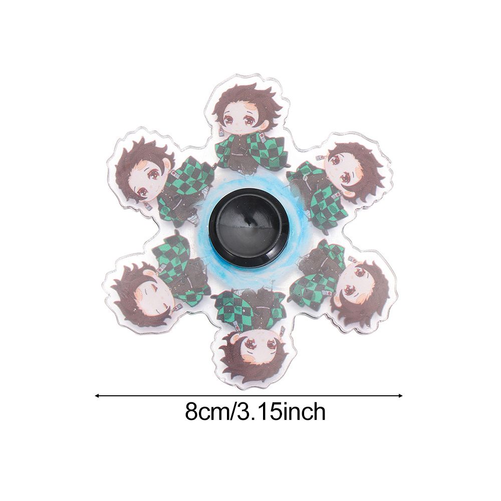 Wonderful Mainan Fidget Spinner Gyro Motif Anime Demon Slayer Untuk Penghilang Stress Anak